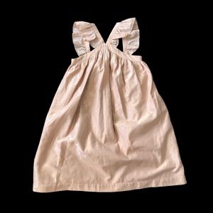 J.Crew Crewcut dress special occasion girls size 8 gold.